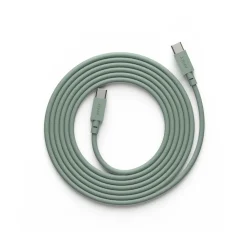 Cable 1 USB-C till USB-C laddningskabel 2 m, Oak green^Avolt Online