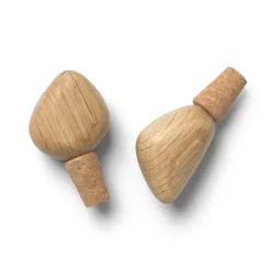 Vin- & Bartillbehör-Ferm Living Cairn vinförslutare 2-pack, Oak