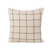 Kuddar-Ferm Living Calm kudde camel-black, 48x48 cm