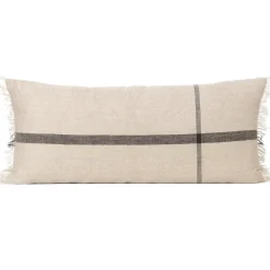 Calm kudde camel-black, 38x88 cm^Ferm Living Best