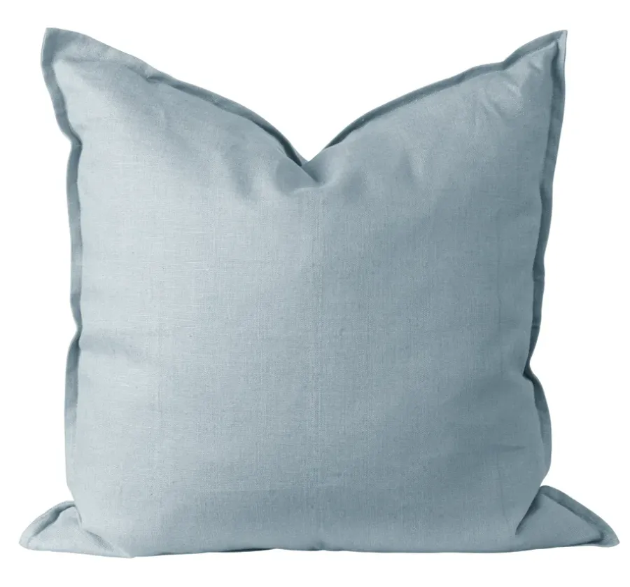 Calm kuddfodral linne 50x50 cm, Sky Blue^Scandi Living Hot