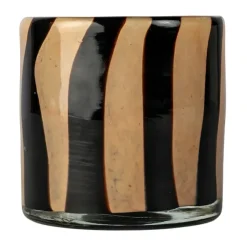 Ljuslyktor & Ljusfat-Byon Calore ljuslykta XS Ø10 cm, Black-beige