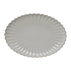 Serveringsfat & Uppläggningsfat-Lene Bjerre Camille serveringsskål 36x25,5 cm, Off White