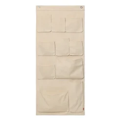 Väggdekorationer|Barnrumsinredning-Ferm Living Canvas wall pockets väggförvaring, 70x160 cm