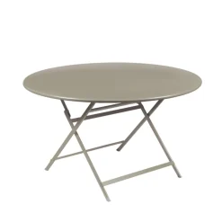 Utebord·Matbord Utomhus|Matbord Utomhus-Fermob Caractere bord Ø128 cm, Nutmeg