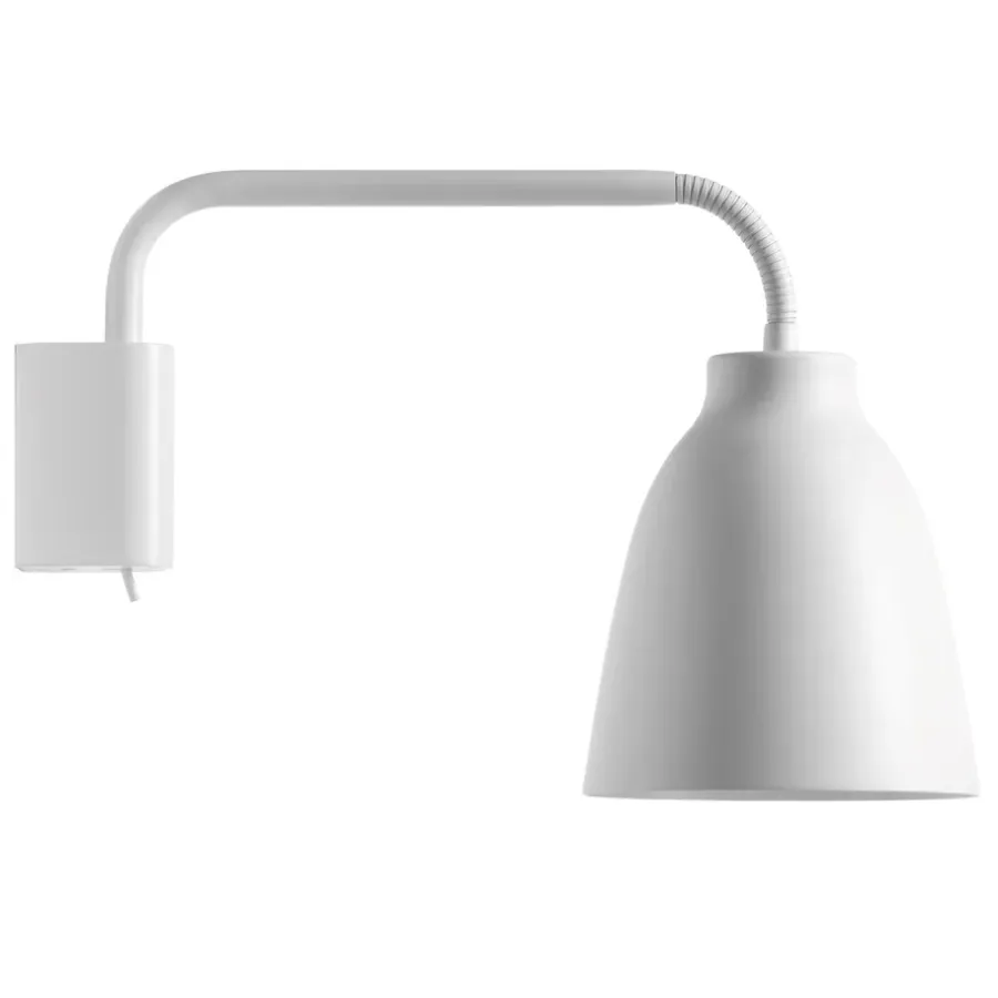 Sänglampor-Fritz Hansen Caravaggio Read vägglampa, Vit