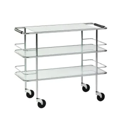 Cargo serveringsvagn, Frostat glas-krom^Lammhults Outlet