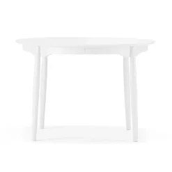 Carl matbord delbart Ø115 cm, Björk vit 21^Stolab Best