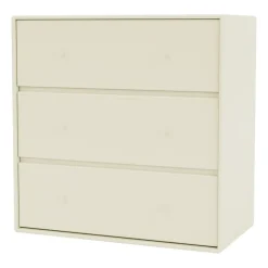 Byråer & Hurtsar|Byråer & Hurtsar-Montana CARRY byrå 3 lådor, Vanilla