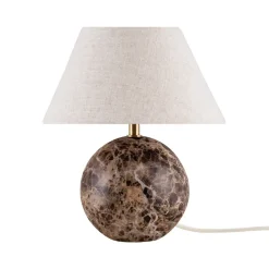 Fönsterlampor|Bordslampor-Globen Lighting Castello 24 bordslampa, Brun