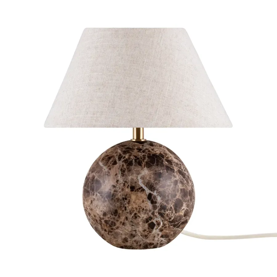 Fönsterlampor|Bordslampor-Globen Lighting Castello 24 bordslampa, Brun