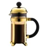 Kaffekannor, Presskannor & Kaffefilter-Bodum Chambord presskanna guld, 3 koppar