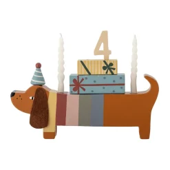 Charlie Birthday dekoration 28 cm, Brown-multi^Bloomingville Outlet