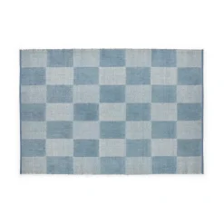 Check matta S, Light blue 140x200 cm^HAY Clearance