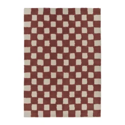 Checker Play matta 170x240 cm, Rust^Scandi Living Hot