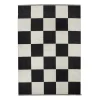 Ullmattor-Kasthall Checkerboard Icon matta 200x300 cm, Midnight black 554