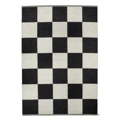 Ullmattor-Kasthall Checkerboard Icon matta 200x300 cm, Midnight black 554