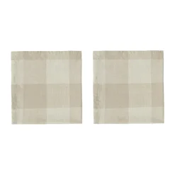 Tygservetter|Tygservetter-OYOY Chess servett 2-pack, Clay
