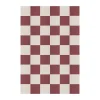 Chess ullmatta, Burgundy, 180x270 cm^Layered Clearance