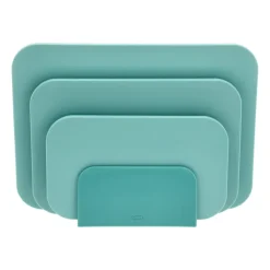 Skärbrädor-Rosti Choptima skärbräda set 3 delar och hållare, Nordic green