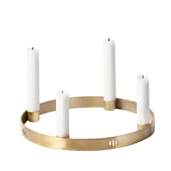 Circle mässing ljusstake, liten^Ferm Living Best