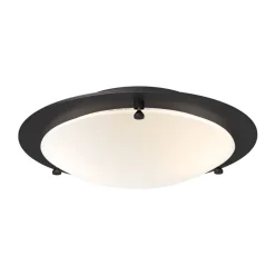 Cirklo plafond Ø30 cm, Svart^Belid Best