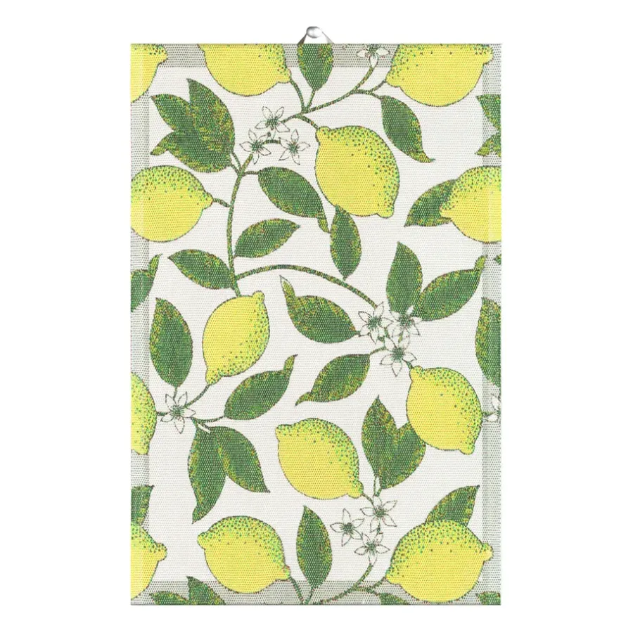 Citroner kökshandduk 40x60 cm, Gul^Ekelund Linneväveri Sale