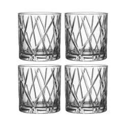 City Double Old Fashioned glas 4-pack, 34 cl^Orrefors Outlet