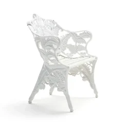 Loungemöbler·Loungefåtöljer & Utefåtöljer|Loungefåtöljer & Utefåtöljer-Byarums bruk Classic fåtölj, Vit lack furu, vitt stativ