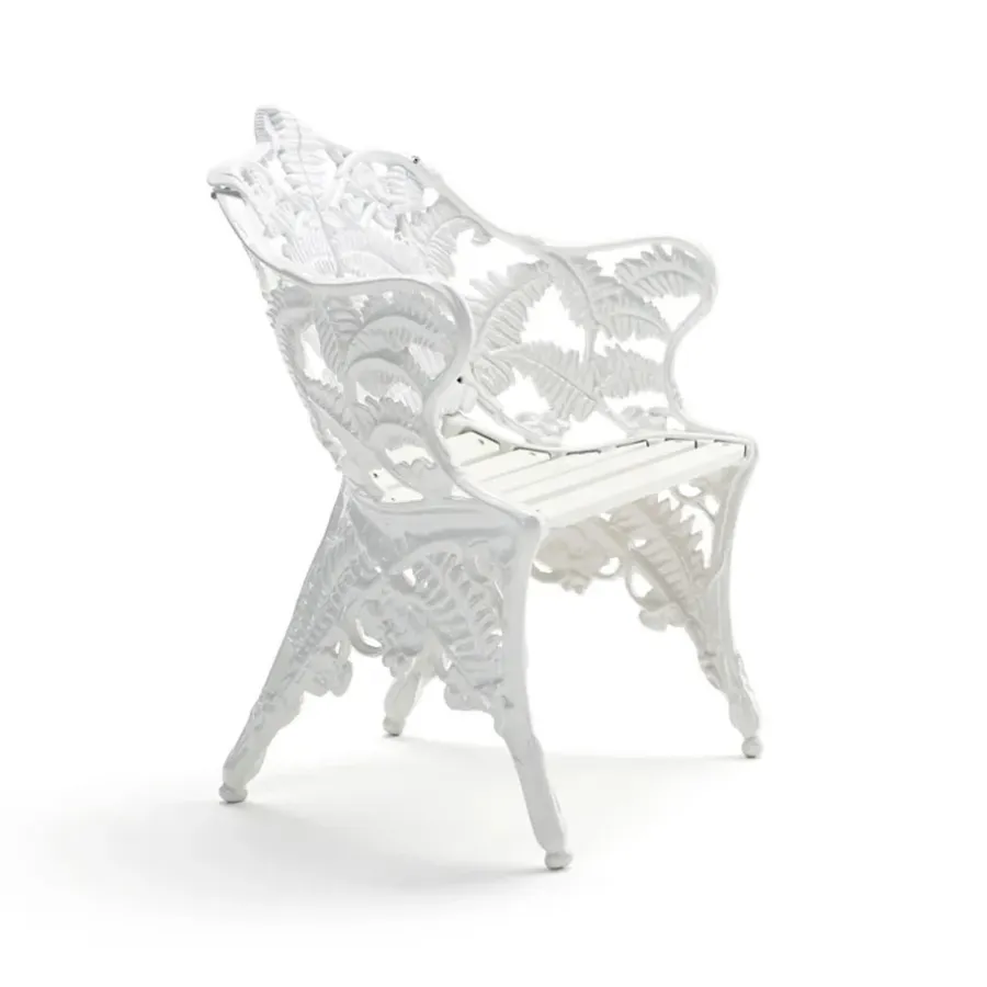 Loungemöbler·Loungefåtöljer & Utefåtöljer|Loungefåtöljer & Utefåtöljer-Byarums bruk Classic fåtölj, Vit lack furu, vitt stativ