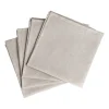 Clean linneservetter 45x45 cm 4-pack, Greige^Scandi Living