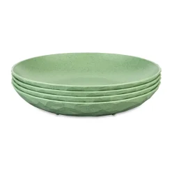 Club djup tallrik Ø22 cm 4-pack biocirk termoplast, Nature leaf green^Koziol Outlet