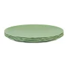 Plasttallrikar-Koziol Club tallrik Ø26 cm 4-pack biocirkulär termoplast, Nature leaf green