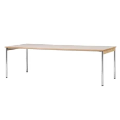 Skrivbord-Audo Copenhagen Co Table konferensbord 240x100cm, Chrome-laminate creme