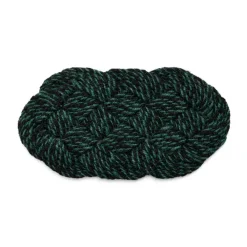Dörrmattor-HAY Coco dörrmatta 40x80 cm, Swirl green-black