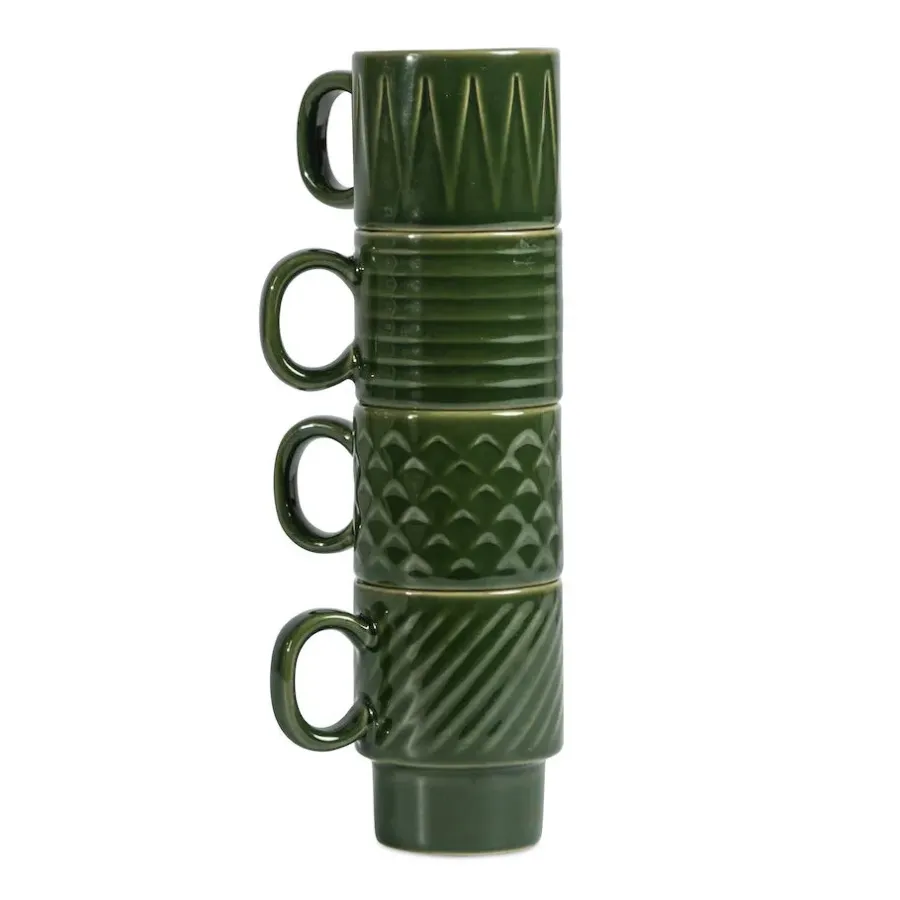 Coffee & More espressokopp 4-pack, Grön^Sagaform Discount