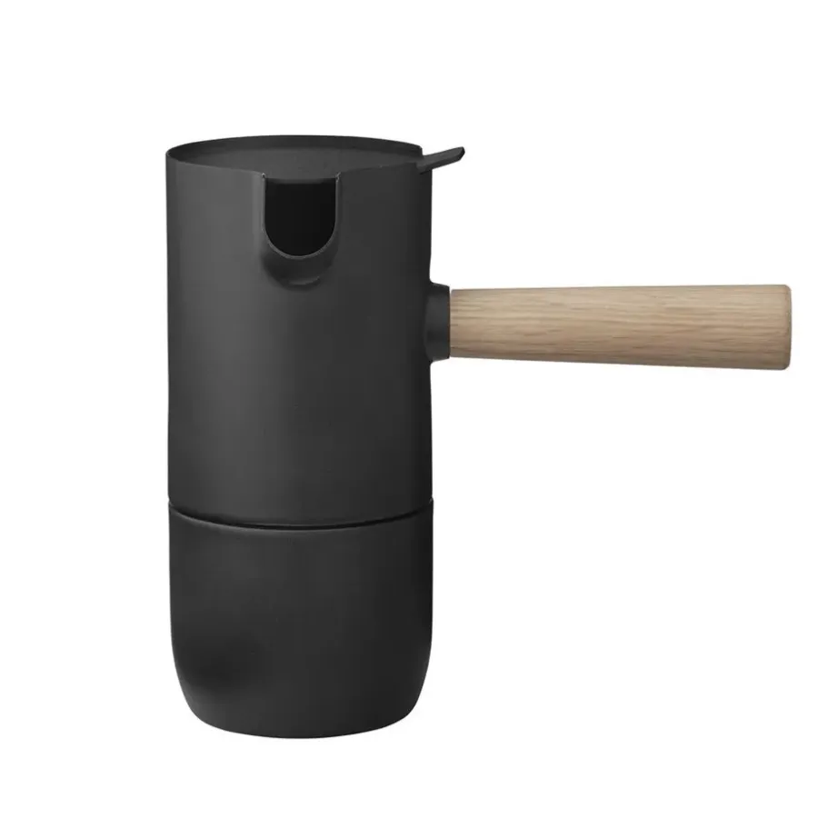Kaffekannor, Presskannor & Kaffefilter-Stelton Collar espressobryggare, svart