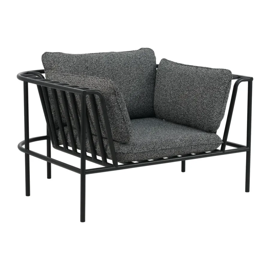 Loungemöbler·Loungefåtöljer & Utefåtöljer|Loungefåtöljer & Utefåtöljer-Brafab Collier fåtölj, Svart-teddy ant