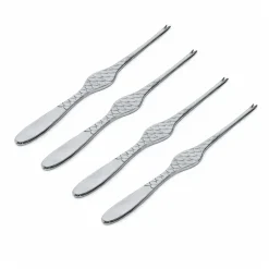 Colombina Fish skaldjursgaffel 4-pack, Rostfritt stål^Alessi Discount