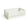 Förvaringskorgar-HAY Colour Crate L 34,5x53 cm, Off-white