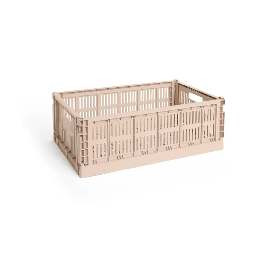 Förvaringskorgar-HAY Colour Crate L 34,5x53 cm, Powder