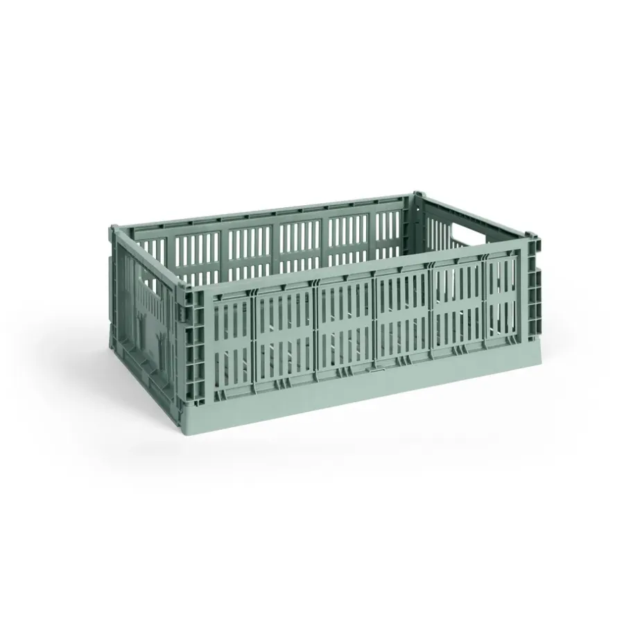 Colour Crate L 34,5x53 cm, Sage green^HAY Online