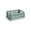 Förvaringskorgar-HAY Colour Crate M 26,5x34,5 cm, Sage green