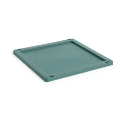 Lock & Tillbehör-HAY Colour Crate Square/Cube lock plastic medium, Dark green