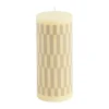 Column Candle blockljus small 15 cm, Cream-sand^HAY New