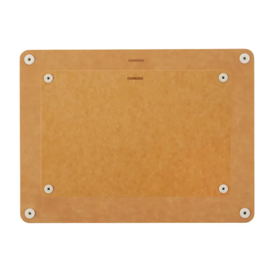 Skärbrädor-Combekk skärbräda trä 2-delar, Natural