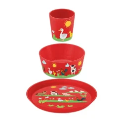 Connect barnservis 3 delar, Bondgård^Koziol