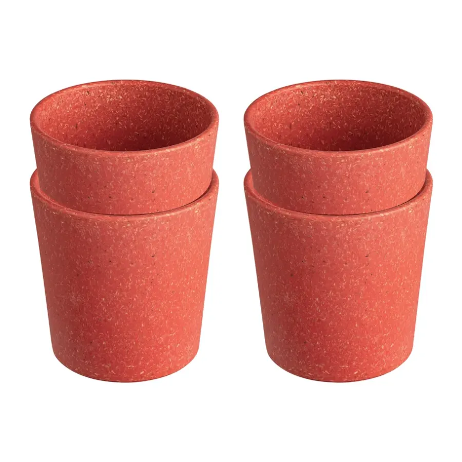 Plastmuggar-Koziol Connect kopp S 19 cl 4-pack, Nature coral