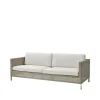 Connect soffa 3-sits, Taupe, dynset Natté white^Cane-line Discount