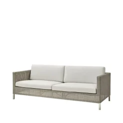 Connect soffa 3-sits, Taupe, dynset Natté white^Cane-line Discount